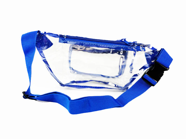 50 PACKS | $4.99 PER PACK || Case Lot: 50 pcs Clear Multi Pockets Fanny Pack