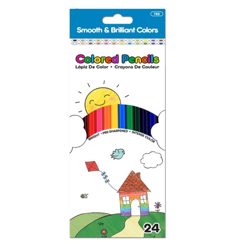 12 PACKS | $1.39 PER PACK || 12/24 Colored Pencils