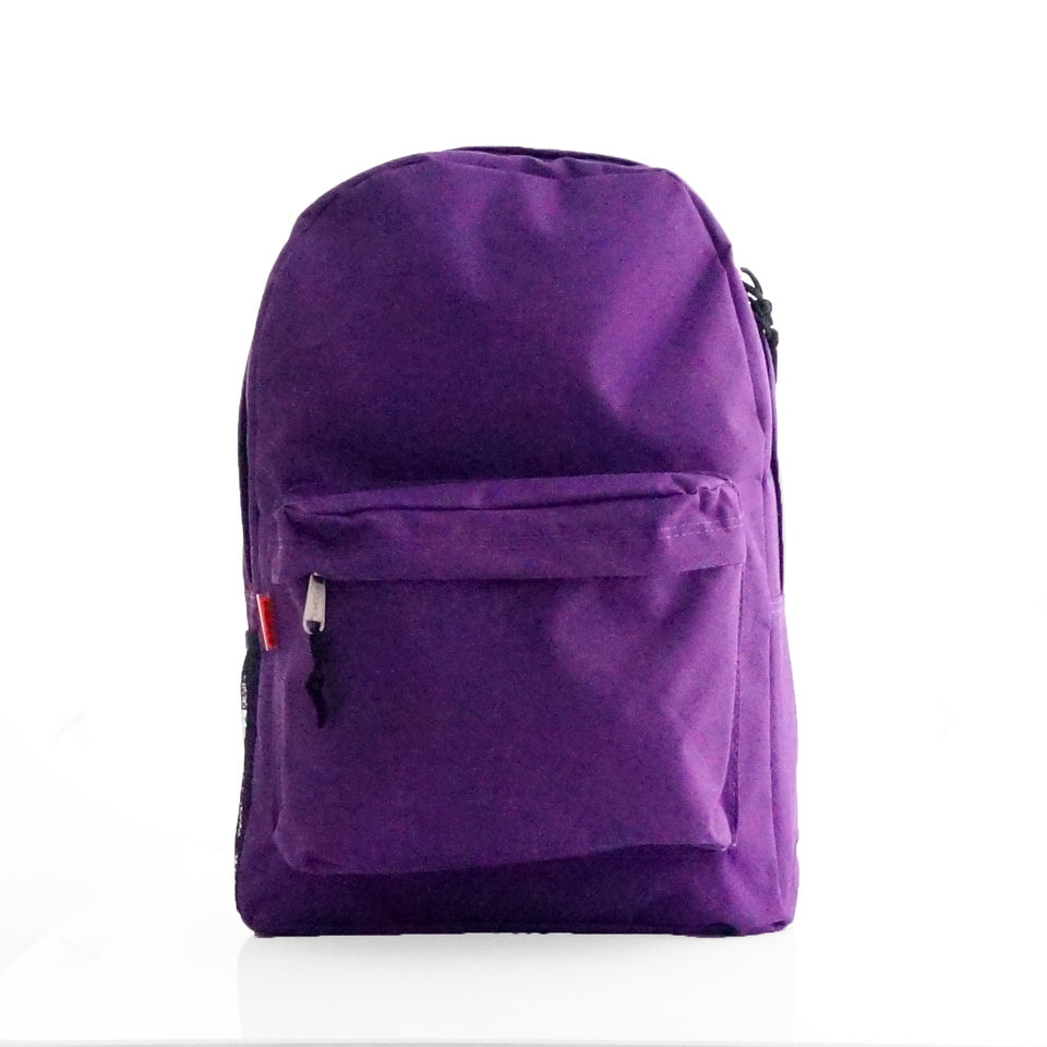 - 30 PCS | $6.33 PER PACK || Case Lot: 30 pcs Classic 18" Padded School Backpack W/Side Pocket - Ideal for School Books and Essentials