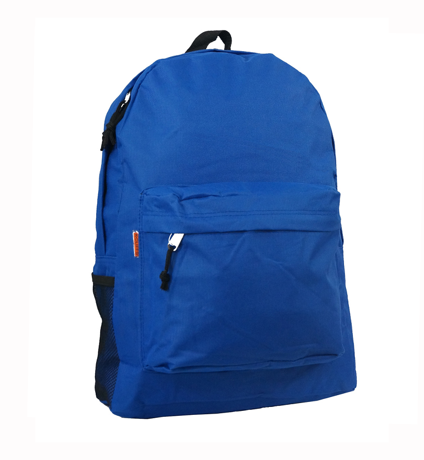 - 30 PCS | $6.33 PER PACK || Case Lot: 30 pcs Classic 18" Padded School Backpack W/Side Pocket - Ideal for School Books and Essentials