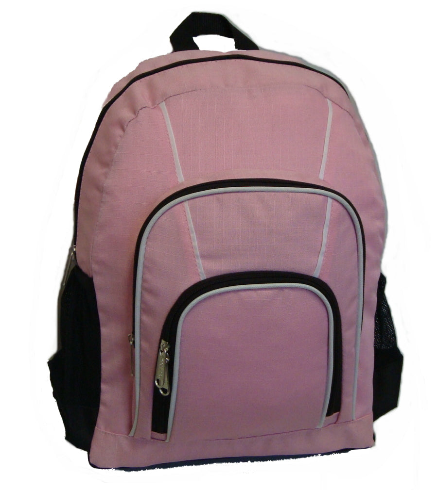 - 30 PACKS | $8.33 PER PACK || Wholesale Case Lot 30pcs 16 Inch Rip-stop Multi Pocket Backpack w/Side Mesh Pockets