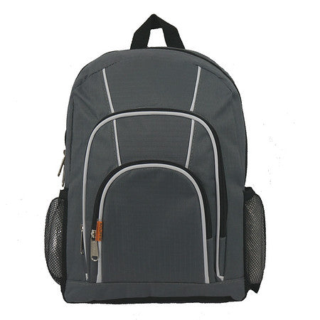 - 30 PACKS | $8.33 PER PACK || Wholesale Case Lot 30pcs 16 Inch Rip-stop Multi Pocket Backpack w/Side Mesh Pockets