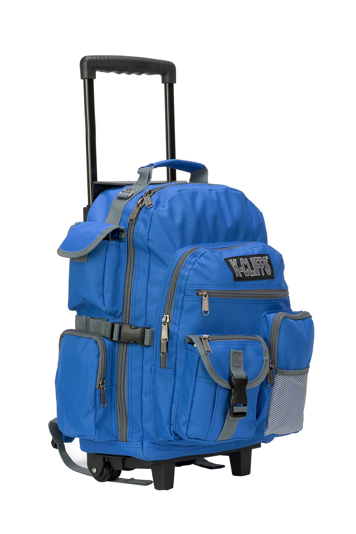 - 4 PACKS | $44.99 PER PACK || Wholesale Case Lot: 4pc Heavy Duty Rolling Backpack School Bookbag with Wheels Deluxe Wheeled Daypack