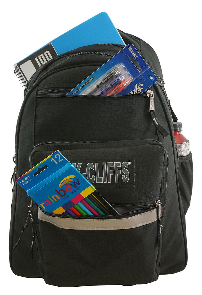 - 4 PACKS | $44.99 PER PACK || Wholesale Case Lot: 4pc Heavy Duty Rolling Backpack School Bookbag with Wheels Deluxe Wheeled Daypack