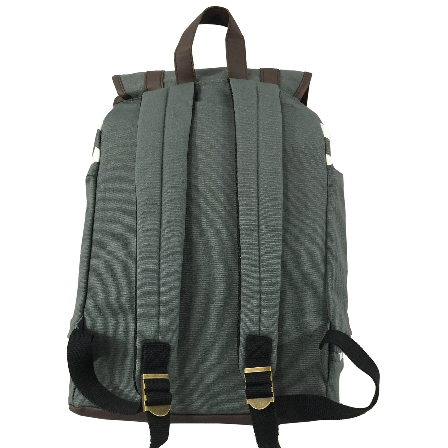 Wholesale Case Lot: 18 Pieces of 18-Inch Printed Cotton Canvas Laptop Backpack with Pattern Design ||| 18 PACKS | $9.99 PER PACK