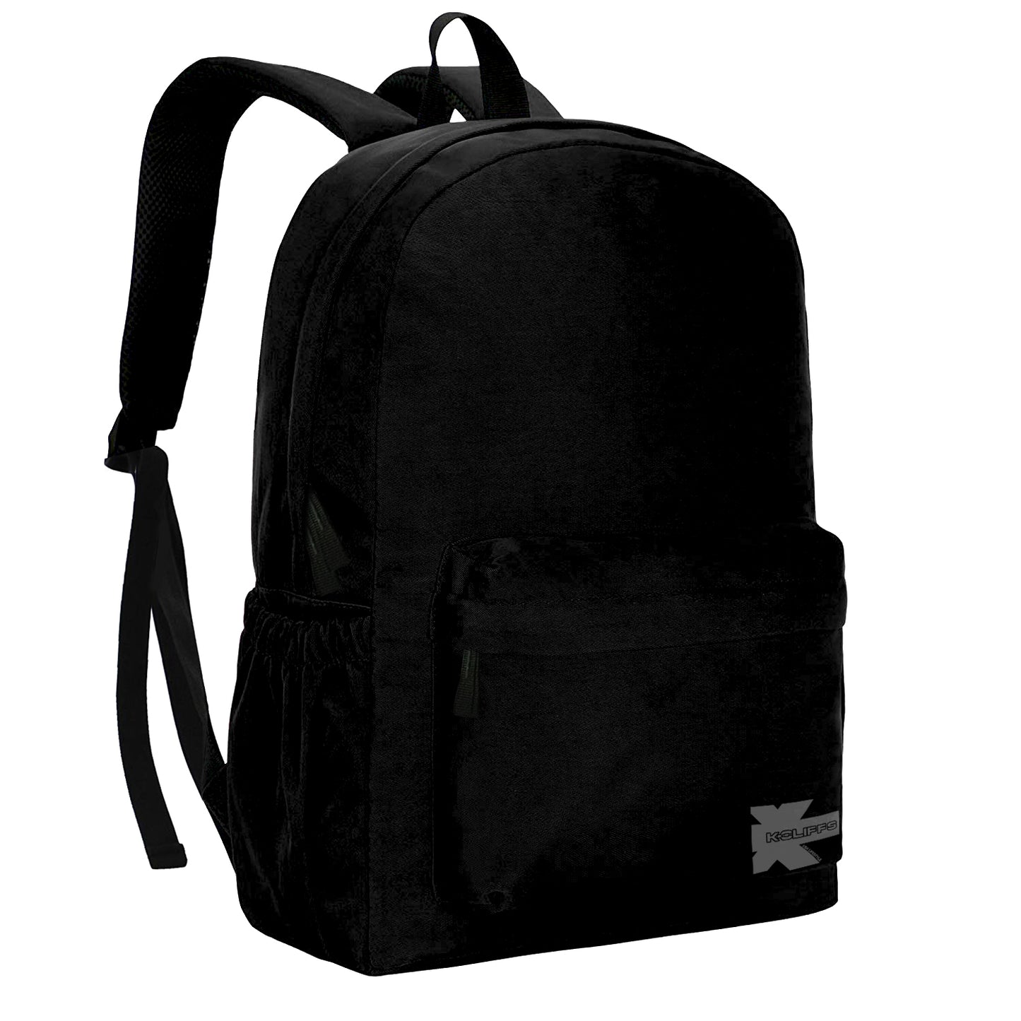 Wholesale Case Lot: 25 pcs Basic 18" School Backpack Simple Student School Bag Lightweight ||| 25 PACKS | $7.99 PER PACK