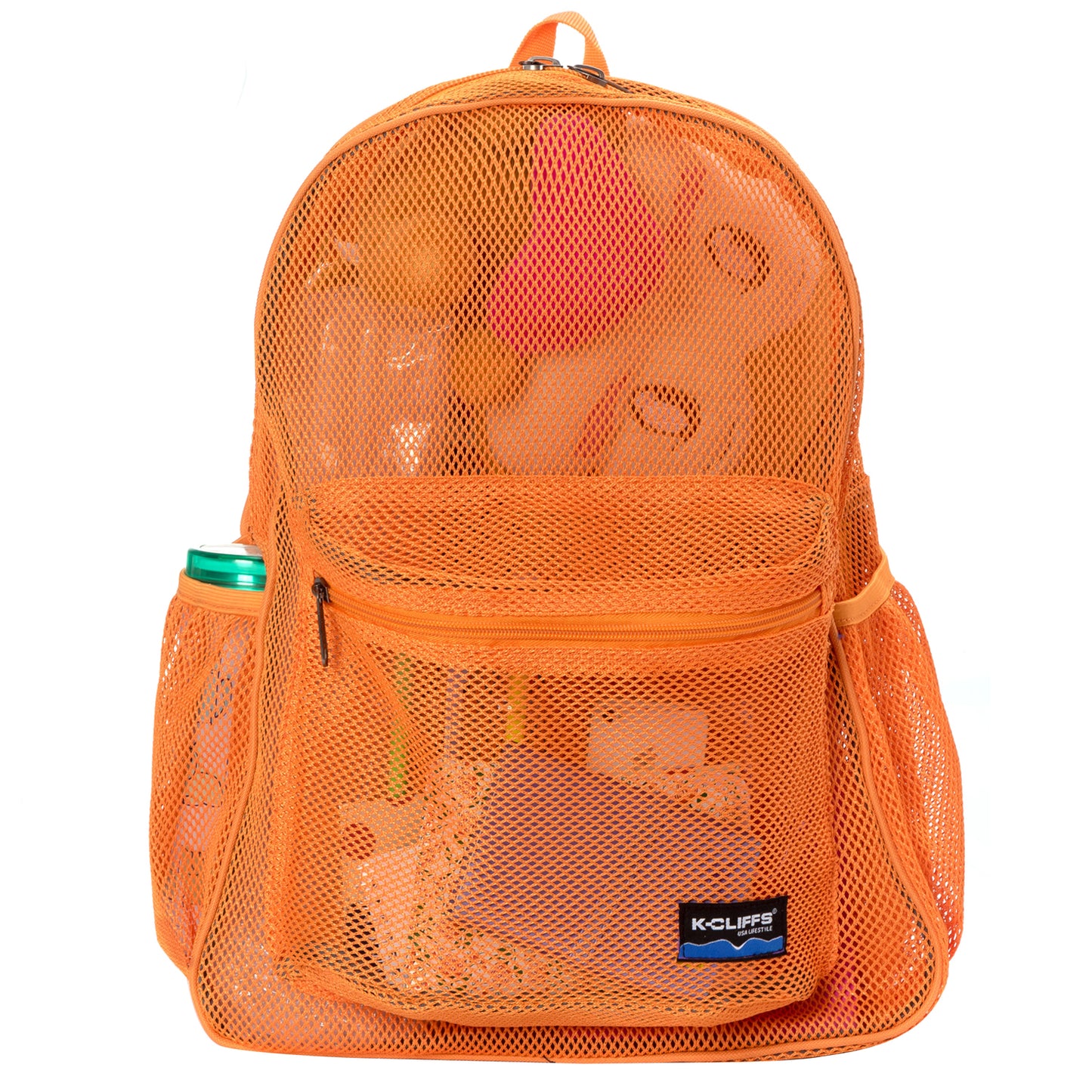 - 20 PACKS | $11.49 PER PACK || Wholesale Case Lot: 20 pcs Heavy Duty Classic Gym Student Mesh See Through Netting Backpack Padded Straps