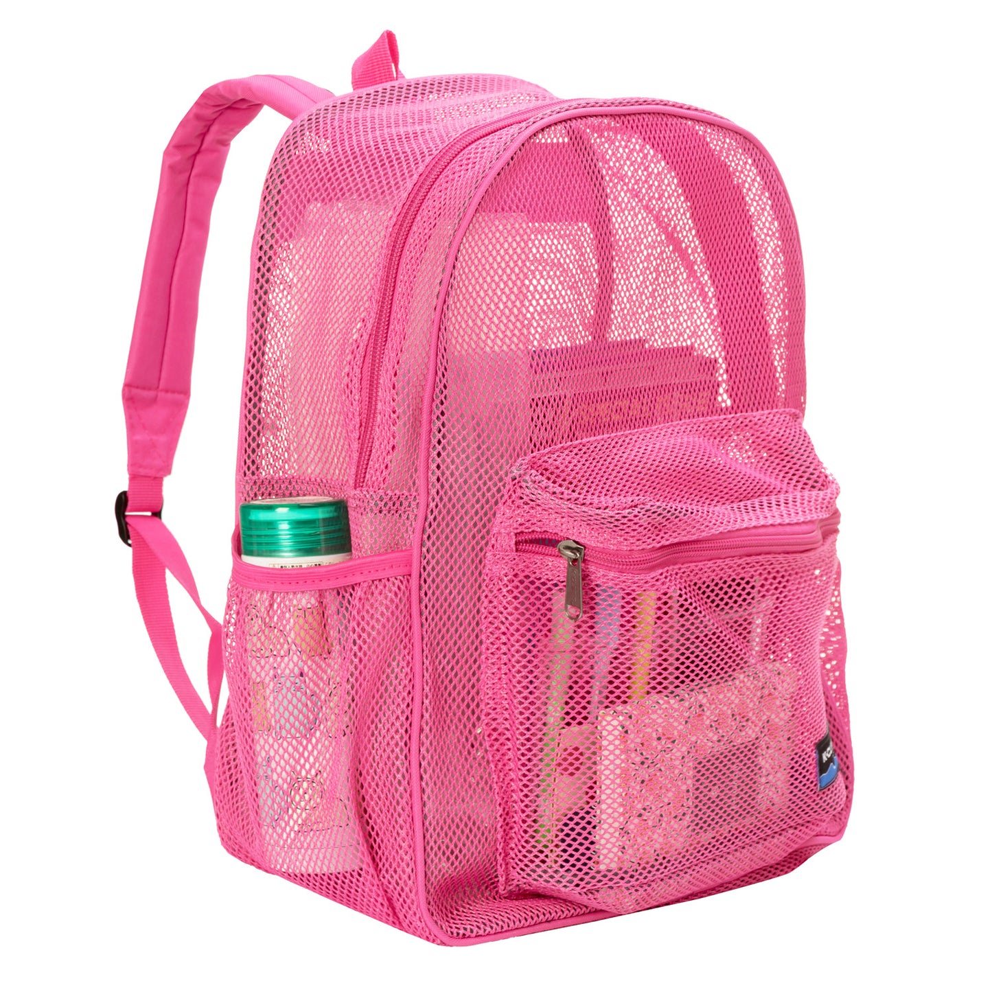 - 20 PACKS | $11.49 PER PACK || Wholesale Case Lot: 20 pcs Heavy Duty Classic Gym Student Mesh See Through Netting Backpack Padded Straps