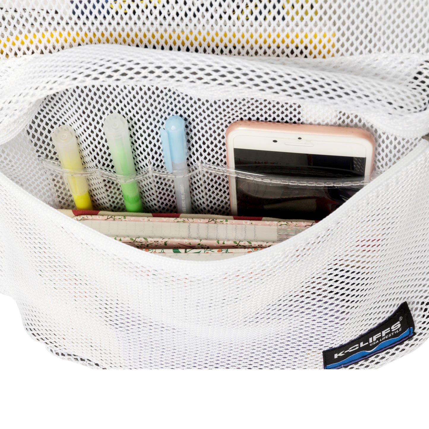 - 20 PACKS | $11.49 PER PACK || Wholesale Case Lot: 20 pcs Heavy Duty Classic Gym Student Mesh See Through Netting Backpack Padded Straps