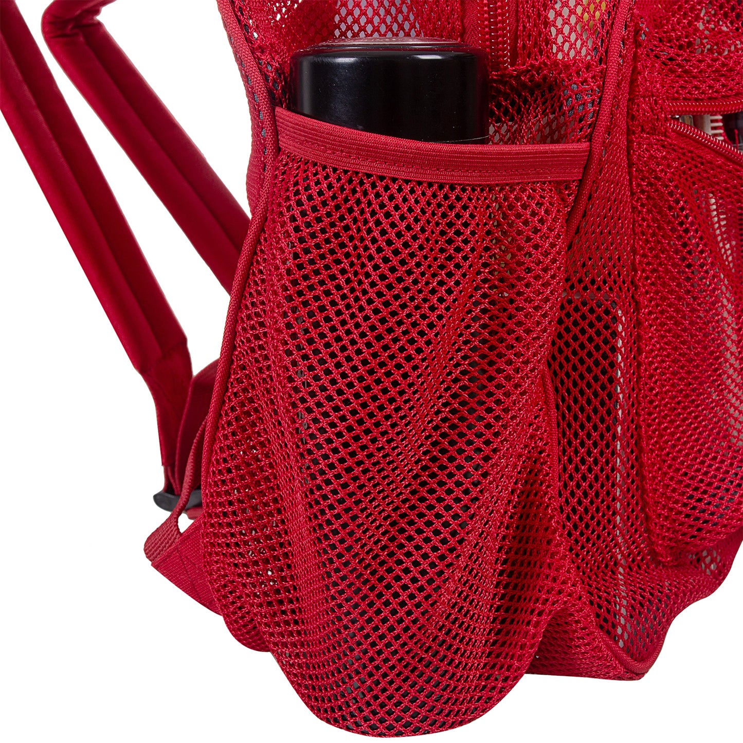 - 20 PACKS | $11.49 PER PACK || Wholesale Case Lot: 20 pcs Heavy Duty Classic Gym Student Mesh See Through Netting Backpack Padded Straps
