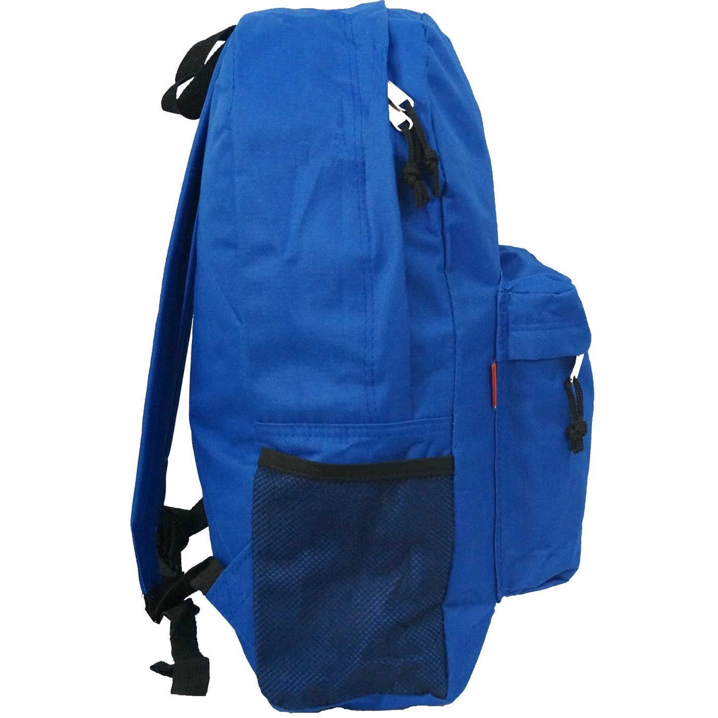 - 30 PCS | $6.33 PER PACK || Case Lot: 30 pcs Classic 18" Padded School Backpack W/Side Pocket - Ideal for School Books and Essentials