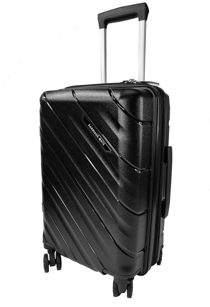 TravelEase 22" Expandable Spinner: Lightweight Carry-On with 360° Dual Wheels