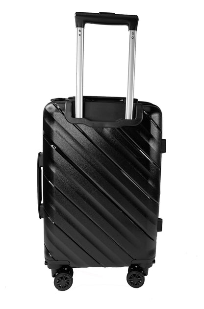 TravelEase 22" Expandable Spinner: Lightweight Carry-On with 360° Dual Wheels