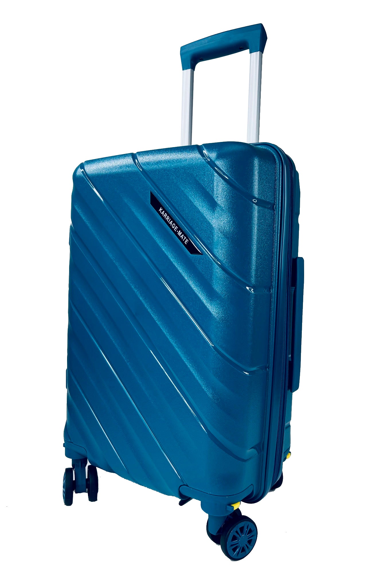 TravelEase 22" Expandable Spinner: Lightweight Carry-On with 360° Dual Wheels