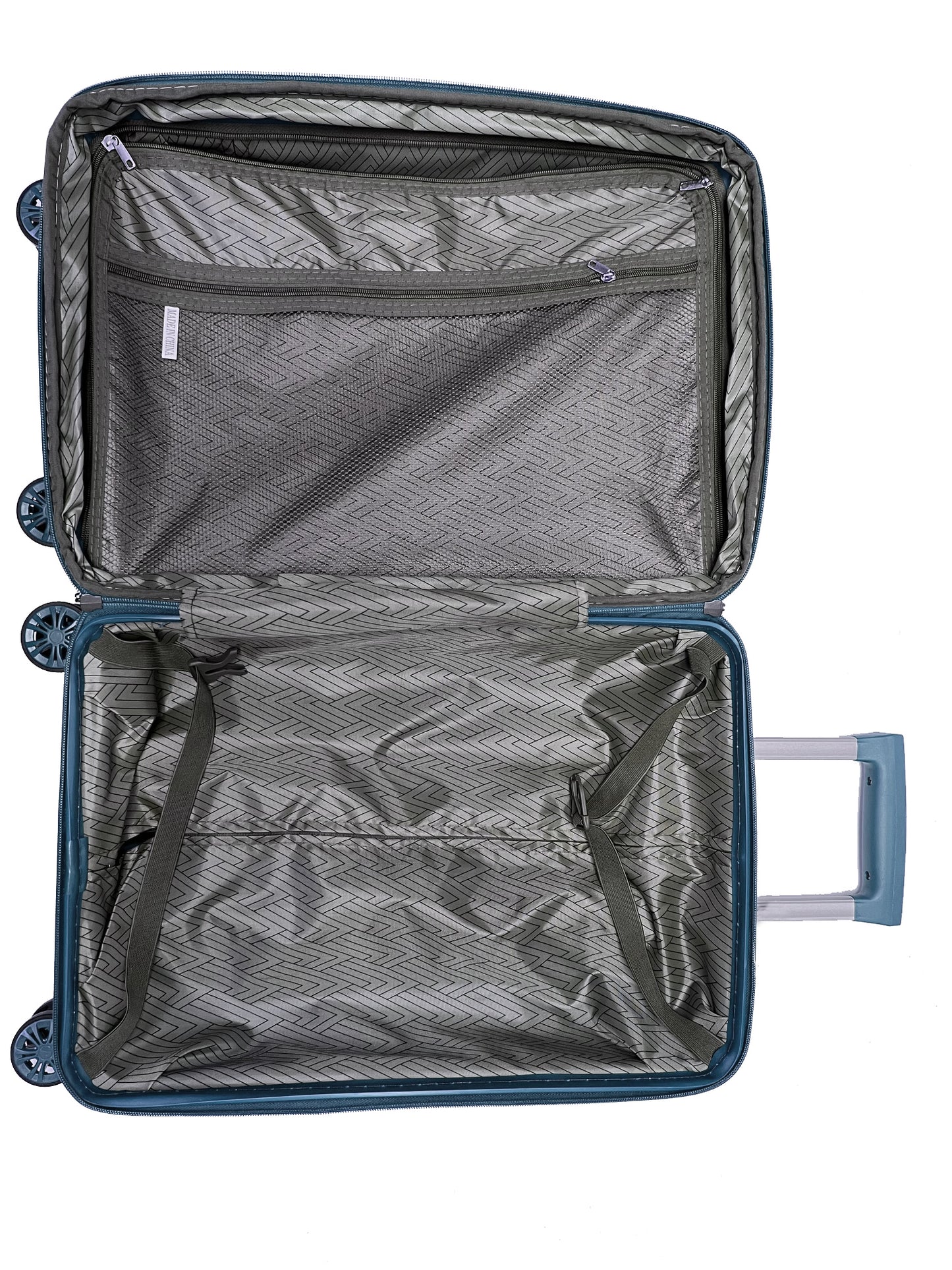 TravelEase 22" Expandable Spinner: Lightweight Carry-On with 360° Dual Wheels