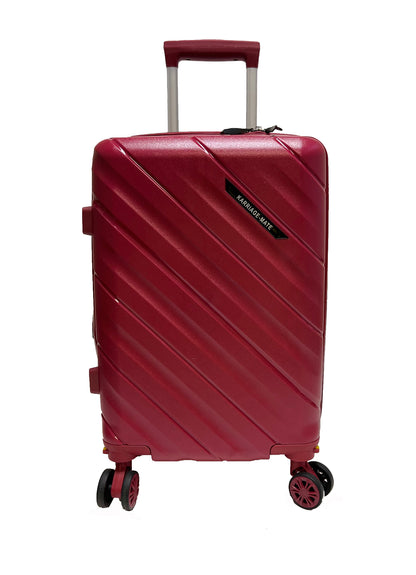 TravelEase 22" Expandable Spinner: Lightweight Carry-On with 360° Dual Wheels