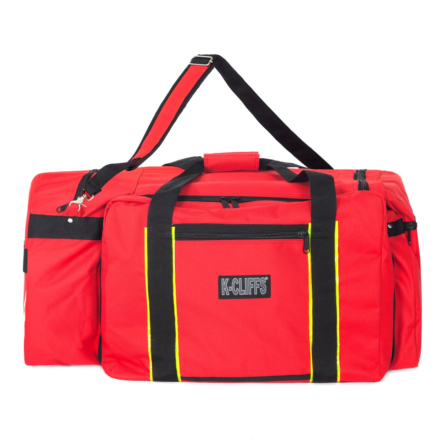 8 PACKS | $37.49 PER PACK ||  Case Lot: 8 pcs  Firefighter Rescue Duffel Bags with Paramedic Medical Features and Helmet Pocket