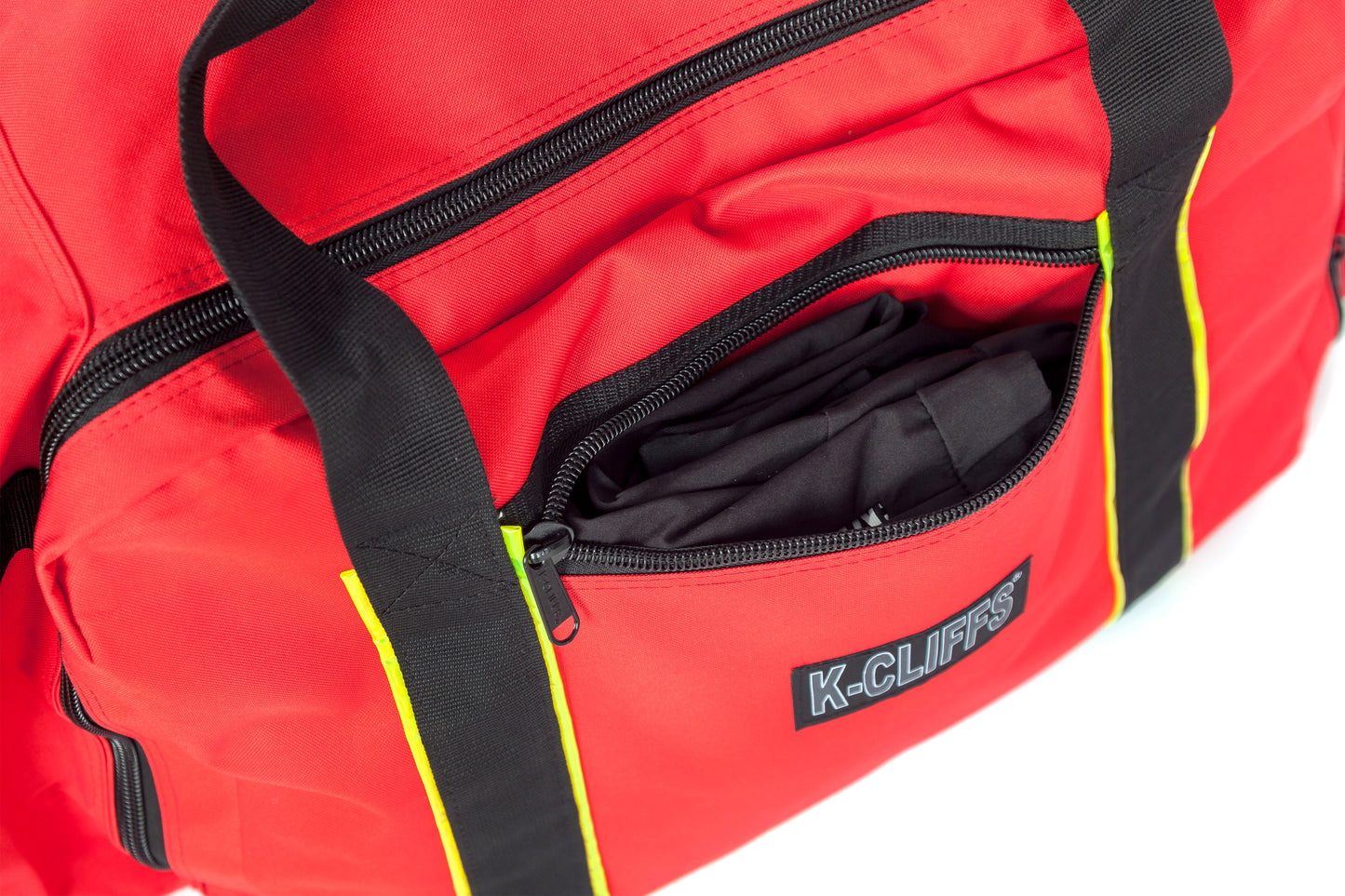 8 PACKS | $37.49 PER PACK ||  Case Lot: 8 pcs  Firefighter Rescue Duffel Bags with Paramedic Medical Features and Helmet Pocket