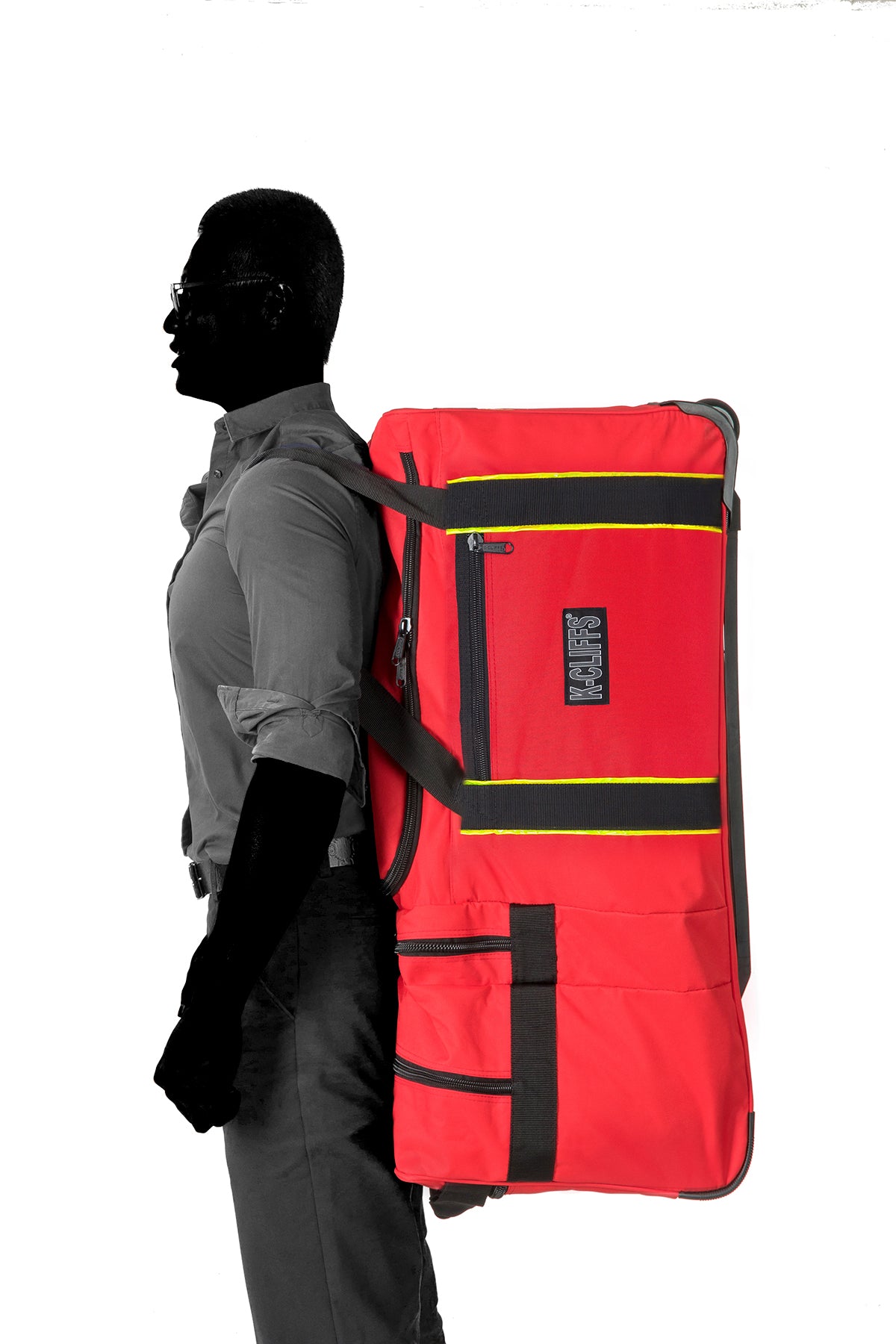Wholesale 4 pcs  Rolling Firefighter  Heavy-Duty Gear Duffel Bag Deluxe EMT EMS Duffel with Wheels  |||   4 PACKS | $74.99 PER PACK