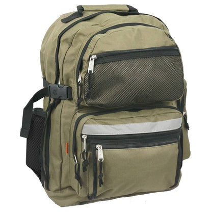 - 20 PACKS | $17.45 PER PACK ||   Case Lot: 20pcs 19" Spacious Backpack with Extra-Large Compartment, Reflective Straps, Five Front Pockets
