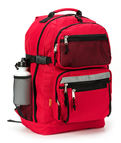 - 20 PACKS | $17.45 PER PACK ||   Case Lot: 20pcs 19" Spacious Backpack with Extra-Large Compartment, Reflective Straps, Five Front Pockets