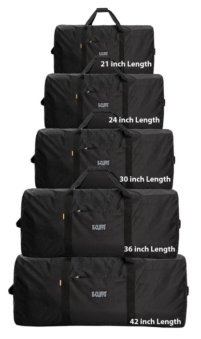 Wholesale Case Lot Heavy Duty Cargo Duffel Large Sport Gear Drum Set Equipment Hardware Travel Bag Rooftop Rack Bag  |||  10 PACKS | $24.99 ~ $34.99 PER PACK