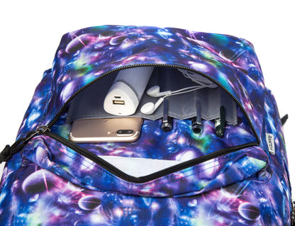 -  25/20 PACKS | $8.79 ~ $8.99 PER PACK ||    Wholesale Case Lot: 20pcs Classic Printed Backpack: Simple Patterns, Ideal for Travel, Laptop, and Tablet Storage
