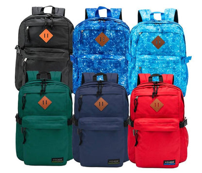 - 20 PACKS | $12.19 PER PACK ||   Case Lot: 20 PCS Multi-Compartment Backpack with Laptop Sleeve, Bottle Holder, and Padded Straps - Ideal for Students, Travel, and Daypack Use