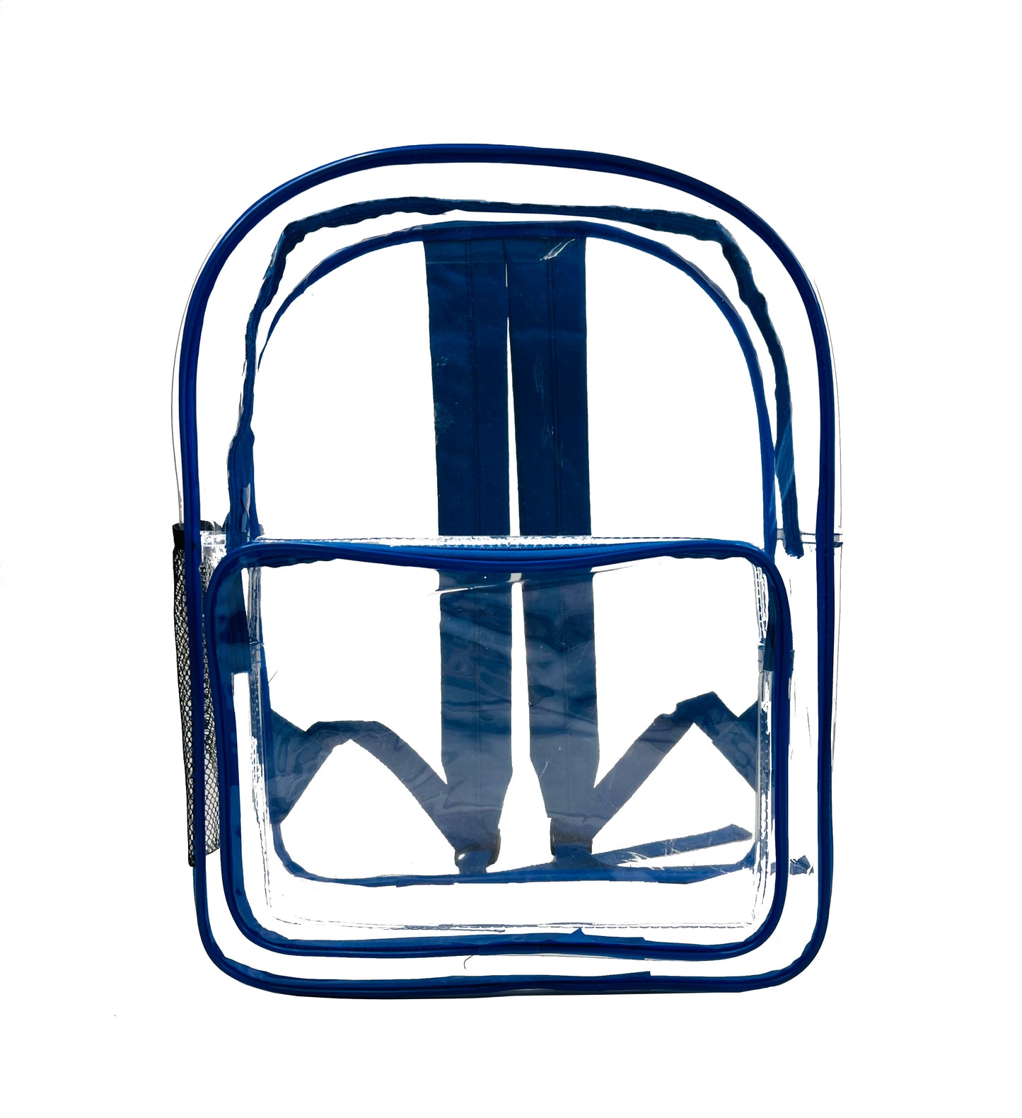 Wholesale Case Lot: 25 pcs 17" Heavy Duty Clear Security Backpack 0.3mm PVC Quality See-Through Student Bookbag  |||   25 PACKS | $8.99 PER PACK