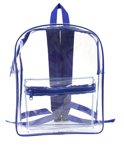 50 PACKS | $6.5 PER PACK ||    Wholesale Case Lot: 50 pcs 15" Car Backpacks 0.3mm PVC Quality See-Through Student Bookbagle