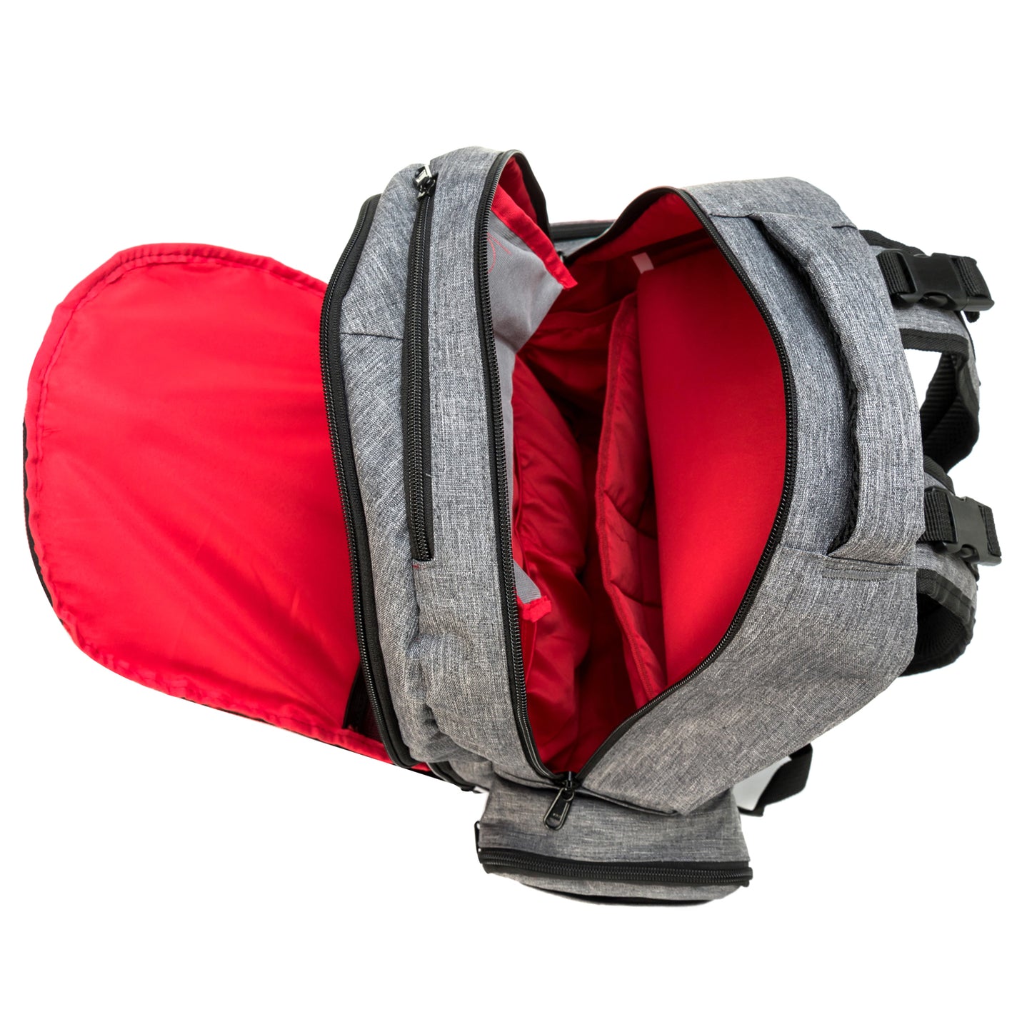 8 PACKS | $31.24 PER PACK ||    Wholesale Case Lot: 8 pcs Diaper Tote Baby Nappy Messenger Bag Travel Purse For Mom & Dad w/Stroller Straps & Changing Pad