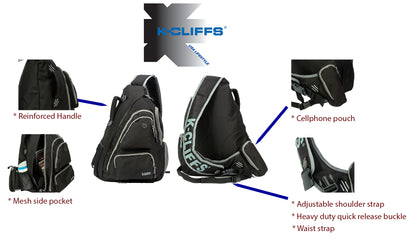 Wholesale Case Lot: 14 pc High-Performance Heavy-Duty Sling Backpack: Water-Resistant Laptop Bookbag |||   14 PACKS | $23.57 PER PACK