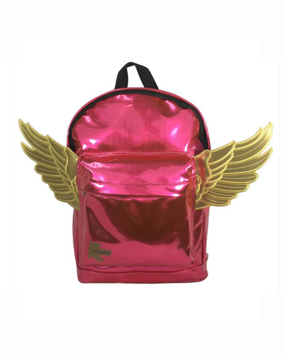 - 10 PACKS | $5.5 PER PACK ||    Wholesale Case Lot: 10 pc Adorable Kids' Backpack with Angel Wings: Synthetic Leather Daypack for Casual Travel