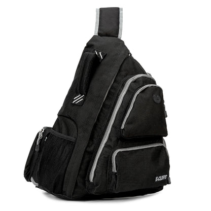 Wholesale Case Lot: 14 pc High-Performance Heavy-Duty Sling Backpack: Water-Resistant Laptop Bookbag |||   14 PACKS | $23.57 PER PACK