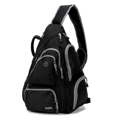 Wholesale Case Lot: 14 pc High-Performance Heavy-Duty Sling Backpack: Water-Resistant Laptop Bookbag |||   14 PACKS | $23.57 PER PACK