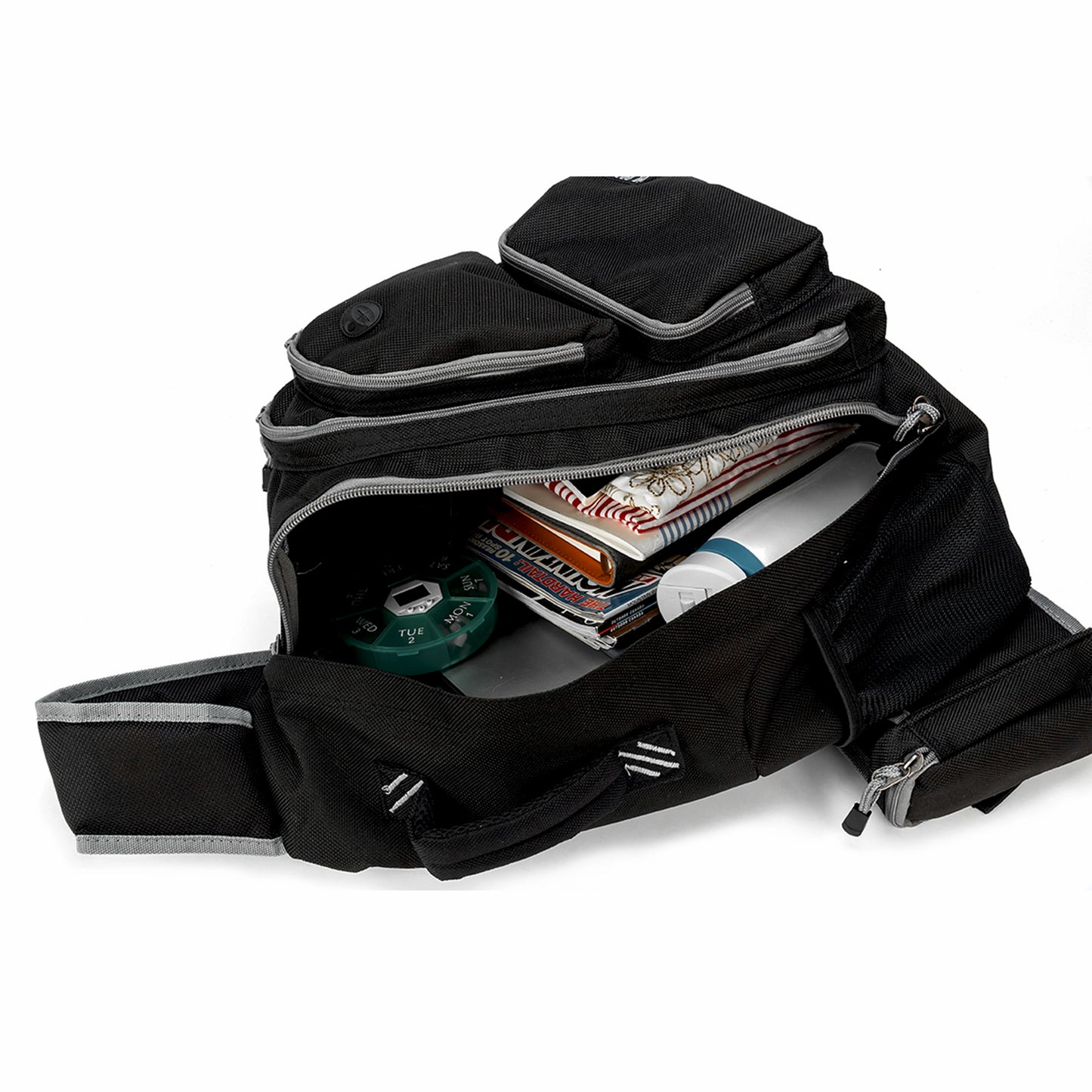 Wholesale Case Lot: 14 pc High-Performance Heavy-Duty Sling Backpack: Water-Resistant Laptop Bookbag |||   14 PACKS | $23.57 PER PACK