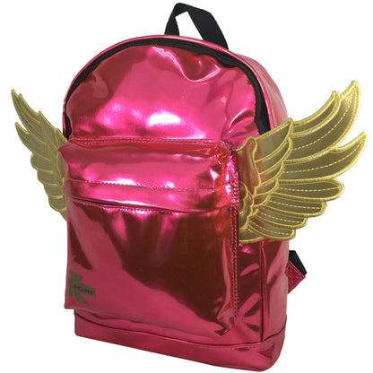 - 10 PACKS | $5.5 PER PACK ||    Wholesale Case Lot: 10 pc Adorable Kids' Backpack with Angel Wings: Synthetic Leather Daypack for Casual Travel