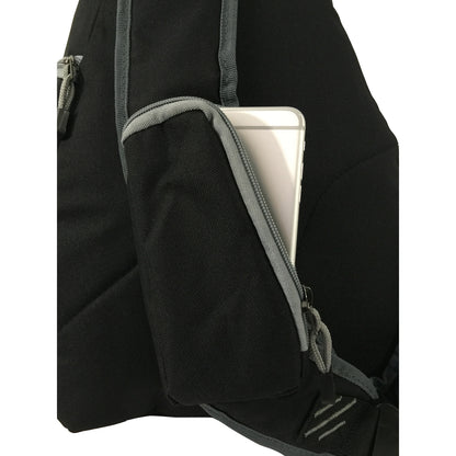Wholesale Case Lot: 20 pc High-Visibility Water-Resistant Sling Backpack: Heavy-Duty Laptop Bookbag with Reflective Safety Stripe  |||   20 PACKS | $12.49 PER PACK