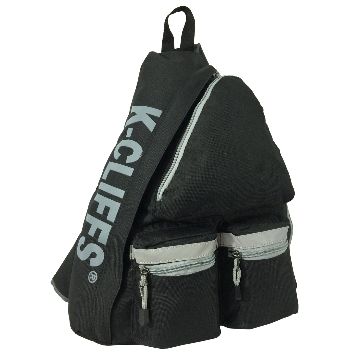 Wholesale Case Lot: 20 pc High-Visibility Water-Resistant Sling Backpack: Heavy-Duty Laptop Bookbag with Reflective Safety Stripe  |||   20 PACKS | $12.49 PER PACK