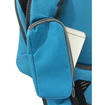 Wholesale Case Lot: 20 pc High-Visibility Water-Resistant Sling Backpack: Heavy-Duty Laptop Bookbag with Reflective Safety Stripe  |||   20 PACKS | $12.49 PER PACK