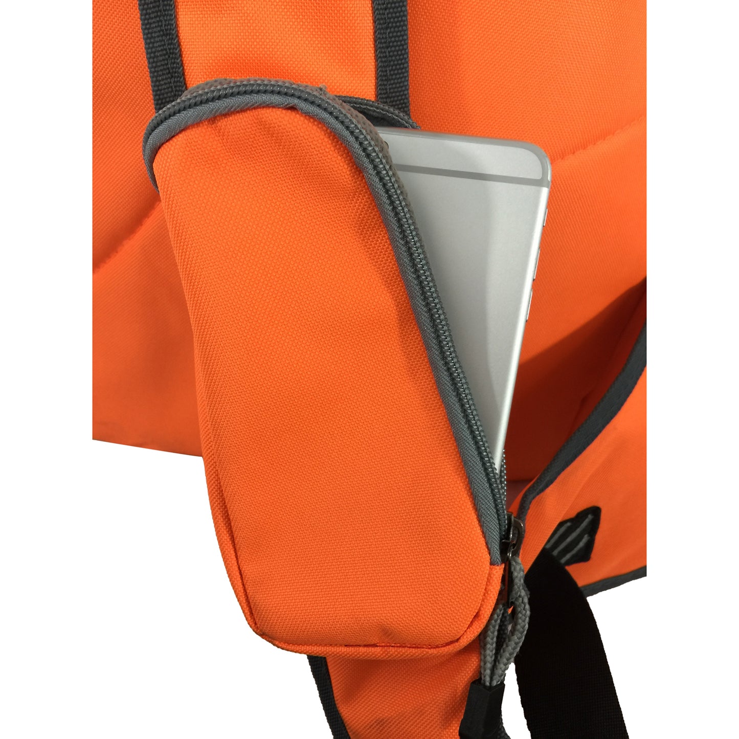 Wholesale Case Lot: 20 pc High-Visibility Water-Resistant Sling Backpack: Heavy-Duty Laptop Bookbag with Reflective Safety Stripe  |||   20 PACKS | $12.49 PER PACK