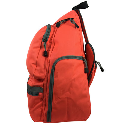 Wholesale Case Lot: 20 pc High-Visibility Water-Resistant Sling Backpack: Heavy-Duty Laptop Bookbag with Reflective Safety Stripe  |||   20 PACKS | $12.49 PER PACK