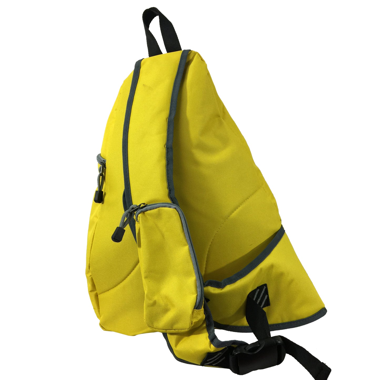 Wholesale Case Lot: 20 pc High-Visibility Water-Resistant Sling Backpack: Heavy-Duty Laptop Bookbag with Reflective Safety Stripe  |||   20 PACKS | $12.49 PER PACK