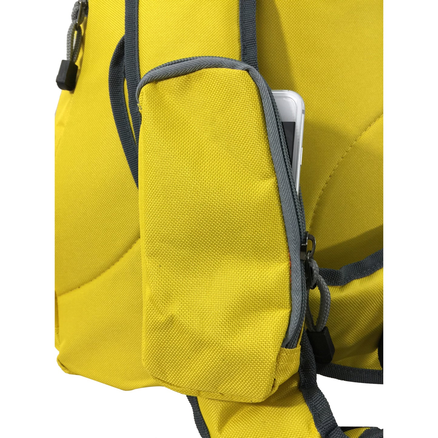 Wholesale Case Lot: 20 pc High-Visibility Water-Resistant Sling Backpack: Heavy-Duty Laptop Bookbag with Reflective Safety Stripe  |||   20 PACKS | $12.49 PER PACK