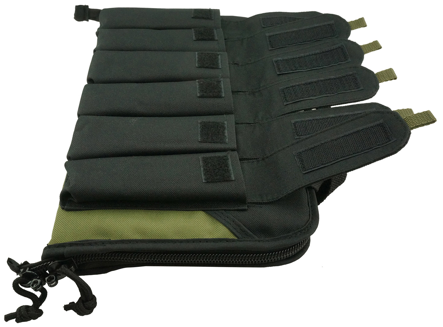 Wholesale Case Lot: 12pcs Pistol Case Lockable Memory Foam Handgun Storage Pouch Carrying Bag | 6 Magazine Pockets  |||  12 PACKS | $16.66 PER PACK