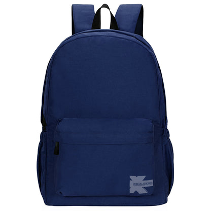 Wholesale Case Lot: 25 pcs Basic 18" School Backpack Simple Student School Bag Lightweight  |||   25 PACKS | $7.99 PER PACK