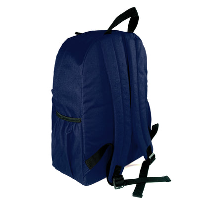 Wholesale Case Lot: 25 pcs Basic 18" School Backpack Simple Student School Bag Lightweight  |||   25 PACKS | $7.99 PER PACK