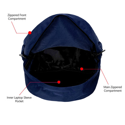 Wholesale Case Lot: 25 pcs Basic 18" School Backpack Simple Student School Bag Lightweight  |||   25 PACKS | $7.99 PER PACK