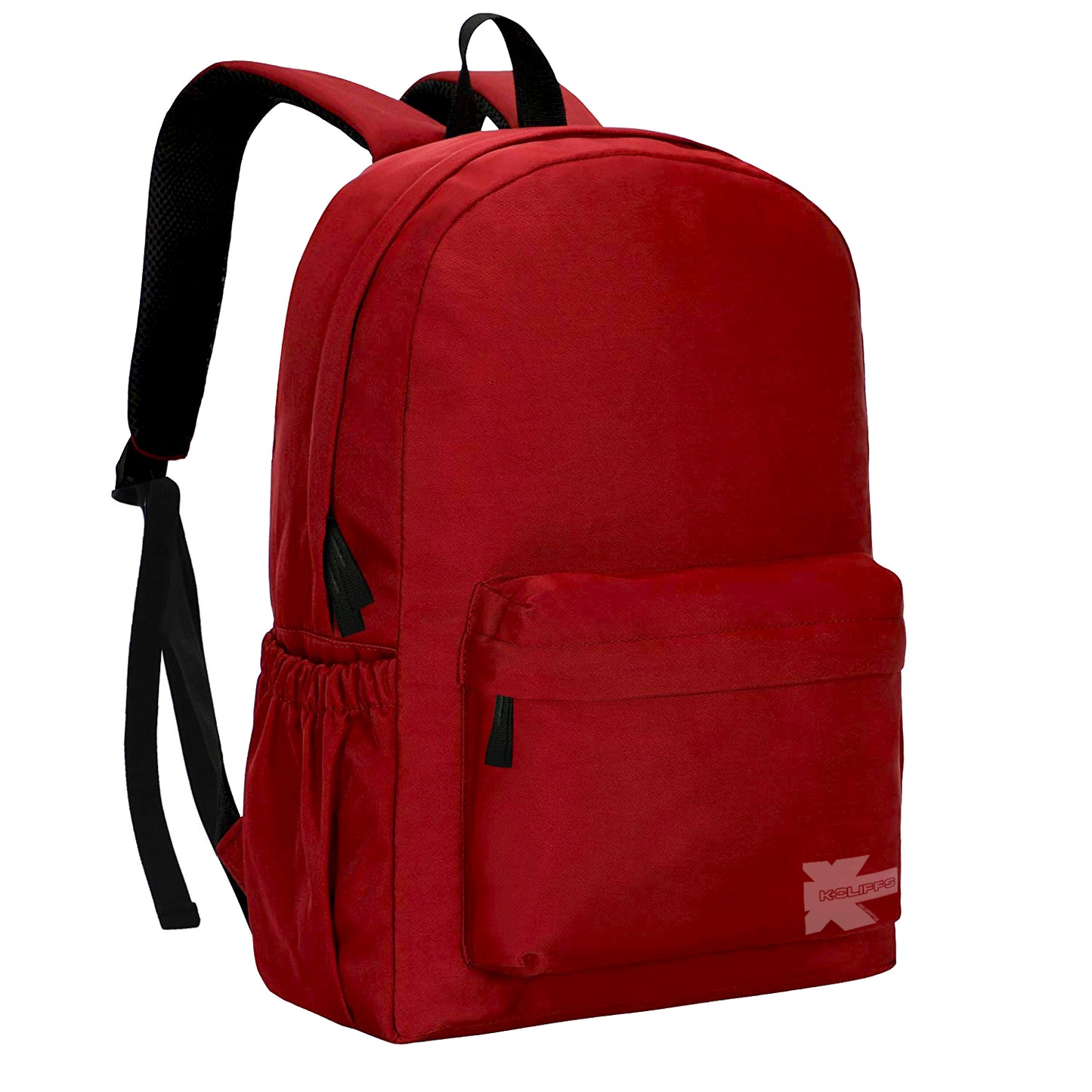 Wholesale Case Lot: 25 pcs Basic 18" School Backpack Simple Student School Bag Lightweight  |||   25 PACKS | $7.99 PER PACK