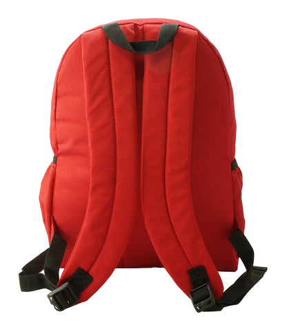 Wholesale Case Lot: 25 pcs Basic 18" School Backpack Simple Student School Bag Lightweight  |||   25 PACKS | $7.99 PER PACK